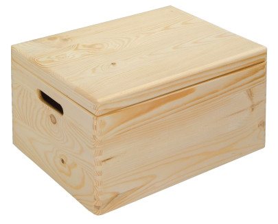 Kesper Allzweckkiste, Klappdeckel, FSC-Kiefer 
