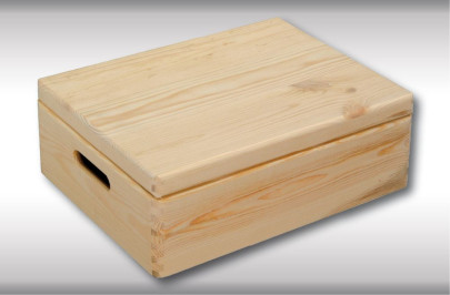 Kesper Allzweckkiste, Klappdeckel, FSC-Kiefer 