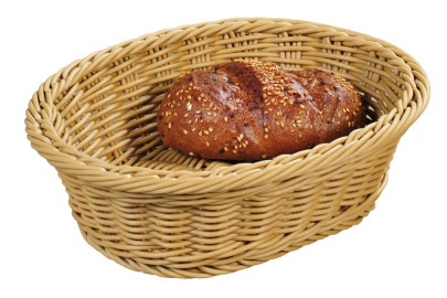 Kesper Brot und Obstkorb, Vollkunststoff, 25 x 20,5 x 8,5 cm 