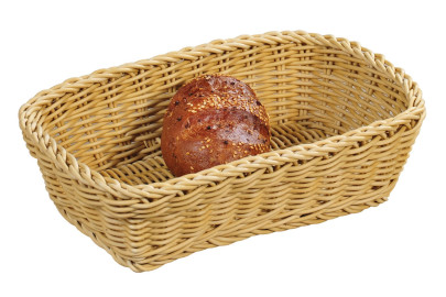 Kesper Brot und Obstkorb, Vollkunststoff, 30 x 20 x 8,5 cm 