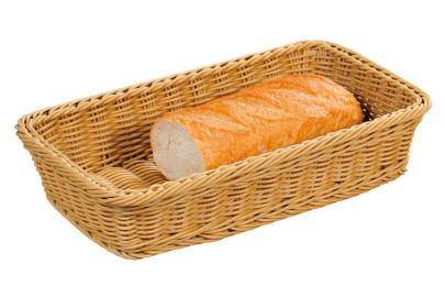 Kesper Brot und Obstkorb, Vollkunststoff, 35 x 20 x 7,5 cm 