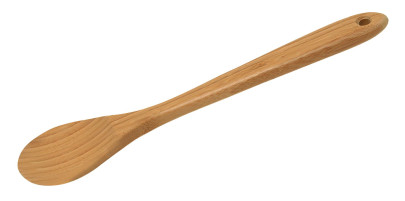 Kesper Küchen Löffel aus FSC-zertifiziertem Bambus, Länge 30 cm, Stärke 1,5 cm, Kochlöffel mit Aufhängeöse 
