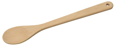 Kesper Löffel aus Buchenholz, 35 cm, mit Hängeöse, Stärke 1 cm 