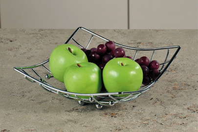 Kesper Obstkorb, eckig, Edelstahl 