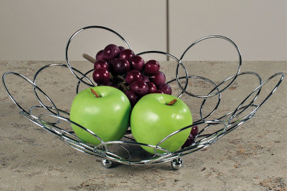 Kesper Obstkorb, rund, Edelstahl 