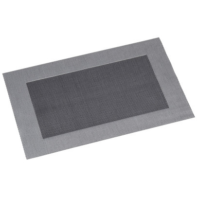 Kesper Platzset, Kunststoff, PVC, rechteckig, grau, 43 x 29 x 0,1 cm 