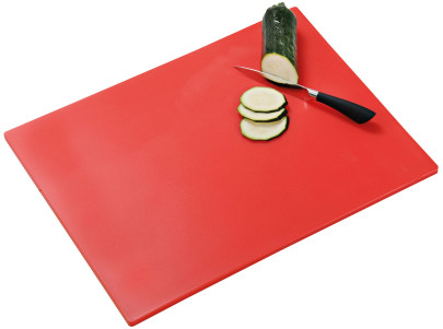Kesper Profi-Schneidebrett, rot, Kunststoff, 50 x 38 x 1,2 cm, großes Tranchierbrett, Küchenbrett, spülmaschinengeeignet, schnitt-beständig 