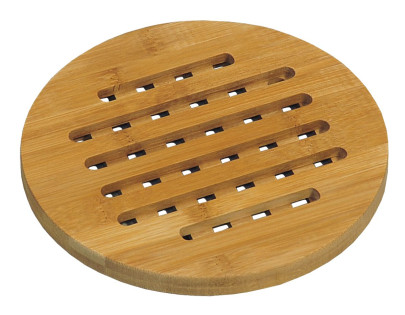 Kesper Topfuntersetzer aus Bambus FSC-Holz mit einem Ø von 19 cm 