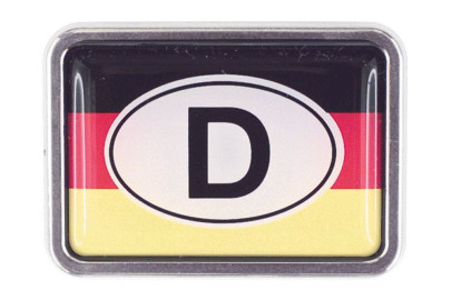 Kristalldekor Länderkennzeichen Chrome-Line Deutschland rechteckig 