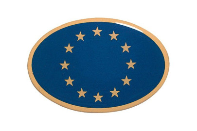 Kristalldekor Länderkennzeichen EU 