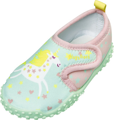 Playshoes Aqua-Schuh Einhorn, Größe: 26/27, Farbe: mint 