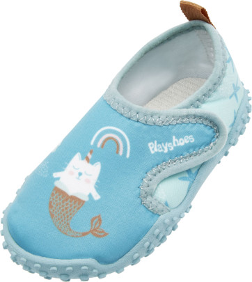 Playshoes Aqua-Schuh Einhornmeerkatze, Farbe: mint, Größe: 32/33 