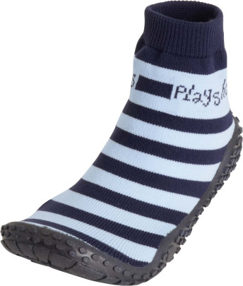Playshoes Aqua-Socke Streifen marine/hellblau, Größe: 24/25 marine/hellblau | 24/25 EU