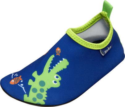 Playshoes Badeschuh Krokodil, Größe: 18/19, Farbe: marine 