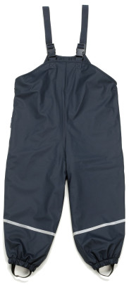 Playshoes Fleece-Trägerhose, in grün, Größe 116 grün | 116