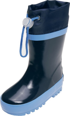 Playshoes Gummistiefel Basic gefüttert, Farbe: marine, Größe: 20/21 