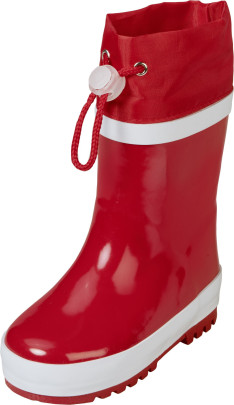 Playshoes Gummistiefel Basic gefüttert, in rot, Größe 20/21 