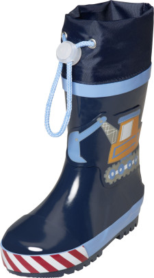 Playshoes Gummistiefel Baustelle, Größe: 34/35, Farbe: bleu 