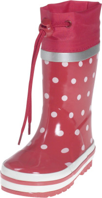 Playshoes Gummistiefel Punkte rot, Größe: 24/25 rot | 24/25 EU