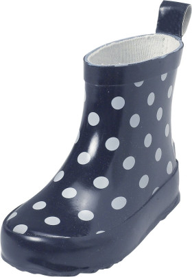 Playshoes Gummistiefel Punkte nieder, Größe: 24, marine marine | 24 EU