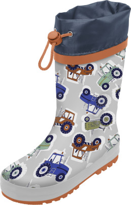 Playshoes Gummistiefel Traktor, Farbe: marine, Größe: 30 