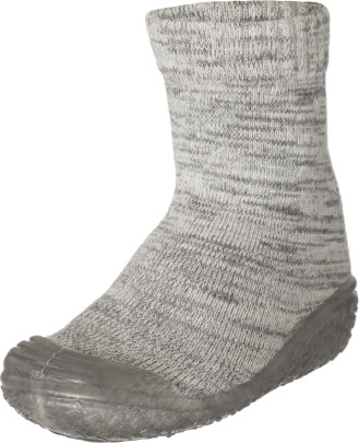 Playshoes Hausschuh gestrickt, Größe: 20/21, Farbe: grau 