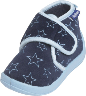 Playshoes Hausschuh Pastell, in marine, Größe 26/27 
