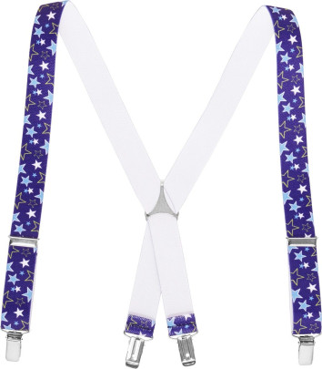 Playshoes Hosenträger Sterne, in blau, Größe 60cm 