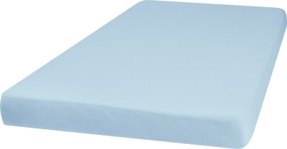 Playshoes Jersey-Spannbettlaken 81x42+10 cm, Größe: one size, Farbe: bleu 
