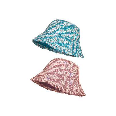 Playshoes Kinder UV-Schutz Sonnenhut Blümchen für Jungen und Mädchen Fischerhut 