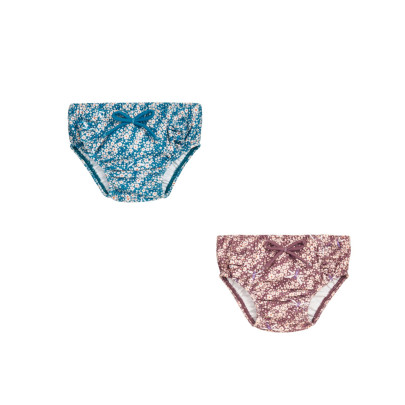 Playshoes Kinder UV-Schutz Windelhose Blümchen Badebekleidung Badehose für Mädchen 