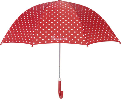 Playshoes Regenschirm Punkte rot rot