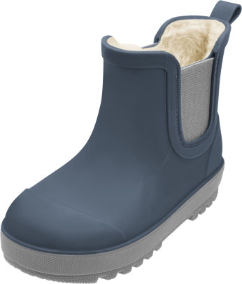 Playshoes Regenstiefel Halbschaft gefüttert, Farbe: marine, Größe: 19 