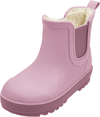 Playshoes Regenstiefel Halbschaft gefüttert, Farbe: rosa, Größe: 28 