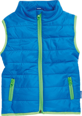 Playshoes Steppweste uni, Größe: 74, Farbe: blau 