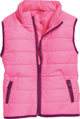 Playshoes Steppweste uni, in pink, Größe 104 