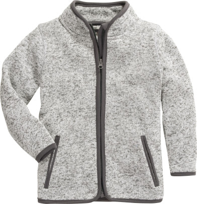 Playshoes Strickfleece-Jacke, grau, 92 