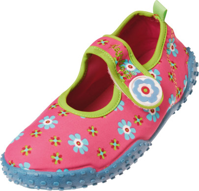 Playshoes UV-Schutz Aqua-Schuh Blumen, in pink, Größe 30/31 