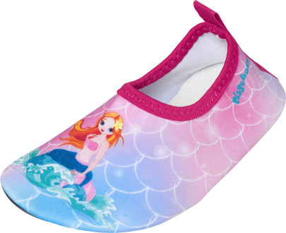 Playshoes UV-Schutz Barfuß-Schuh Meerjungfrau, Größe: 24/25, Farbe: pink 