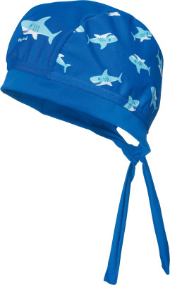 Playshoes UV-Schutz Kopftuch Hai (blau), Größe: 55 cm 55