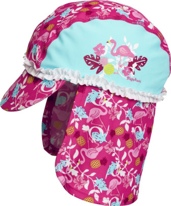 Playshoes UV-Schutz Mütze Flamingo, Größe: 51cm, Farbe: türkis 