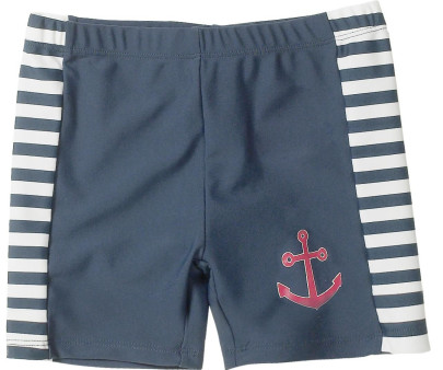 Playshoes UV-Schutz Short maritim, Größe 110/116, Farbe: marine/weiß 110/116