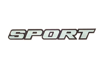 Relief-Emblem Sport Auto Schriftzug 