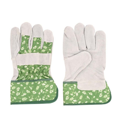 Rivanto® Arbeitshandschuhe gemustert Größe M, Pflanz- und Bodenhandschuhe für Garten und Beet, Garten Handschuhe, atmungsaktiv 