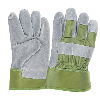 Rivanto® Arbeitshandschuhe M aus Rindsleder und Polyester 14 x T 1,6 x H 24,5 