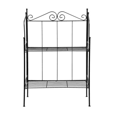 Rivanto® Faltbare Eisen Etagere, Größe wählbar, Schuhregal, Blumen Etagere, stabiles Regal für Blumentopf, Blumenkasten, Pflanzkasten 