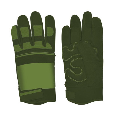 Rivanto® Garten Handschuhe gefüttert Größe L, Bodenhandschuhe für Garten und Beet, Arbeitshandschuhe mit Klettverschluss, atmungsaktiv 