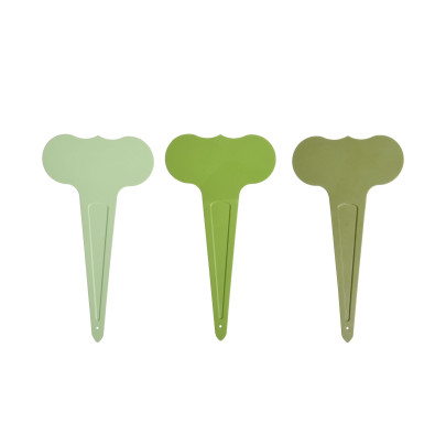 Rivanto® Grüntöne Serie Pflanzenschilder 6er Set, farbig sortiert, verschiedene Grüntöne, hellgrün/grün/dunkelgrün, Farbwahl nicht möglich 