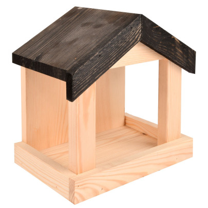 Rivanto® Wandfutterhaus mit Dach, aus Kiefernholz, 22,1 x 15 x 23,2 cm, einfache Montage 