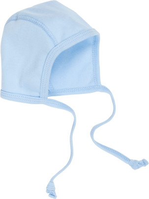 Schnizler Erstlingsmütze Interlock, in bleu, Größe 38/44 